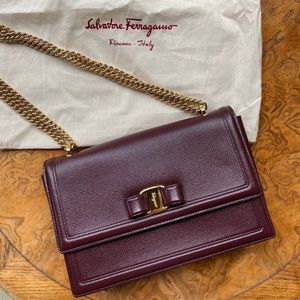 *Excellent* Ferragamo Ginny Vara Convertible Bag